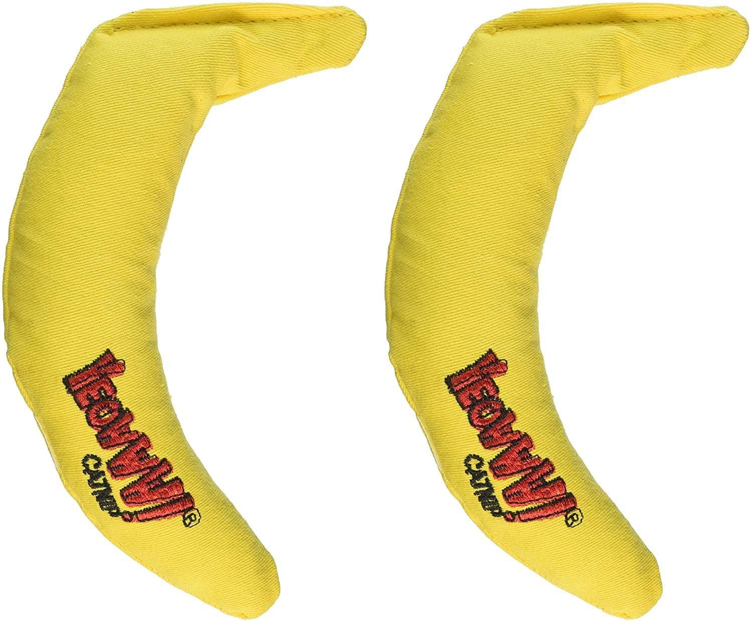 Banana Yeowww! con hierba gatera y texturas divertidas para morder.