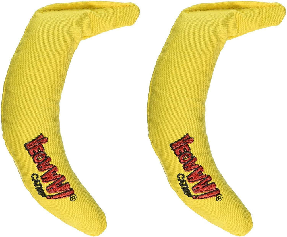 Banana Yeowww! con hierba gatera y texturas divertidas para morder.