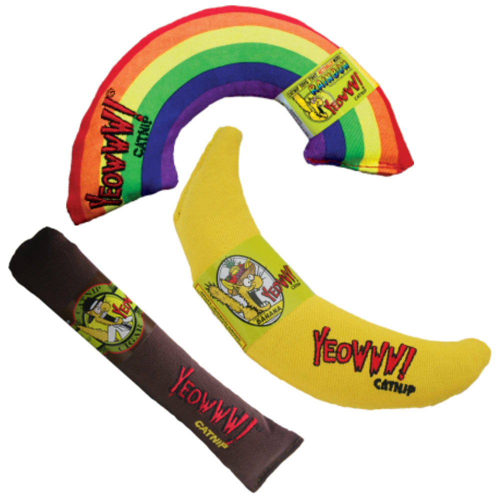 YEOWWW! catnip toy fully filled with premium organic catnip