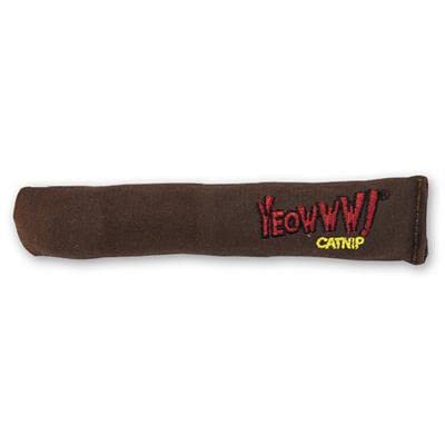 YEOWWW! catnip toy USA-made tag highlighting quality and craft