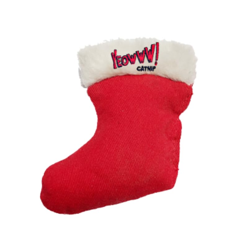 Yeowww! Duckyworld stocking toy with catnip — durable holiday gift for curious cats