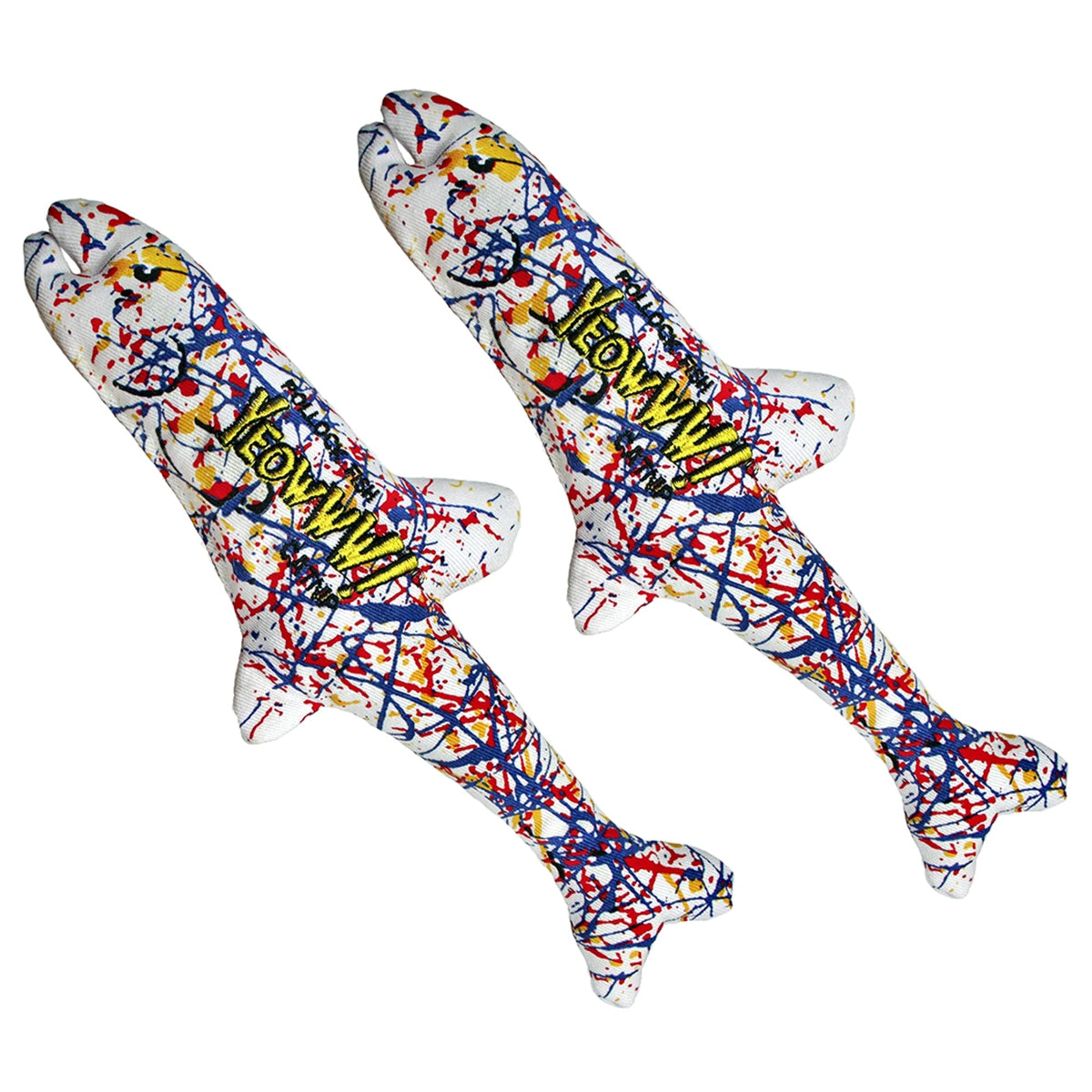 Yeowww Pollock Fish Pack toy 1 with catnip for active play and stimulation