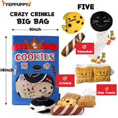 YEPPUPPY hide-and-seek design with treats boosts puzzle-solving curiosity and interactive fun