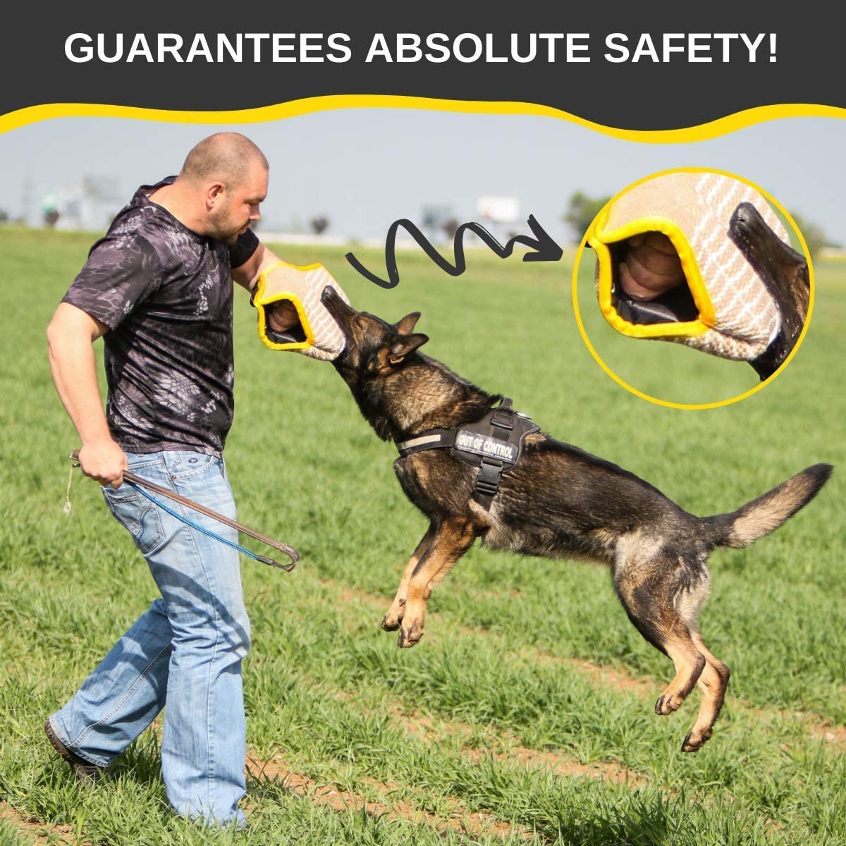 YES4QUALITY bite sleeve suitable for agility and anti-bite exercises.