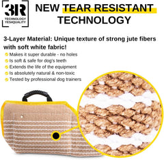 YES4QUALITY bite sleeve safe and comfortable with ample bite space for big dogs.