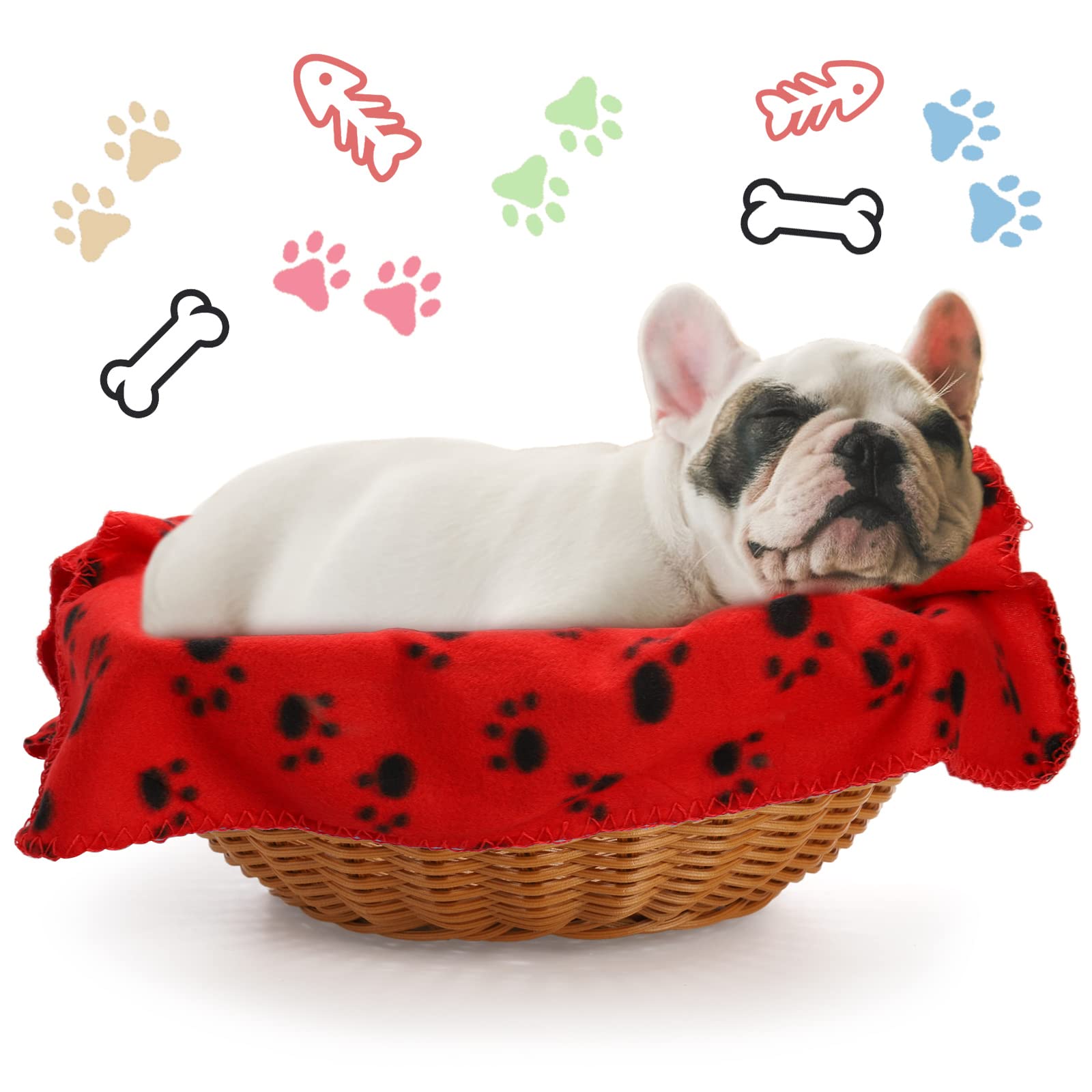 Yesland portable foldable puppy blanket highlights travel-friendly comfort.