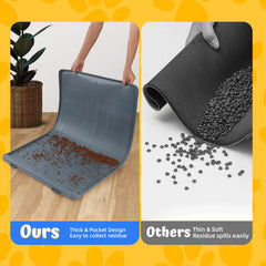 Yessotech dog feeding mat fits all bowls and pets from puppies to large dogs.