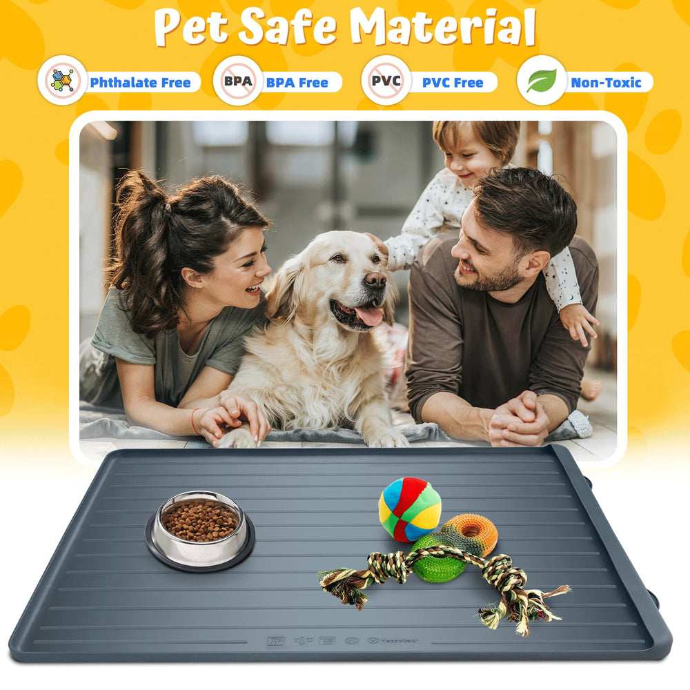 Yessotech silicone mat is BPA-free and odorless for safe, pet-friendly use.
