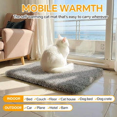 Yet Feng self-warming cat bed washable fabric for easy cleanup