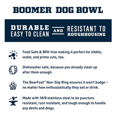 YETI Boomer 64-ounce capacity suitable for meals and hydration on trips.