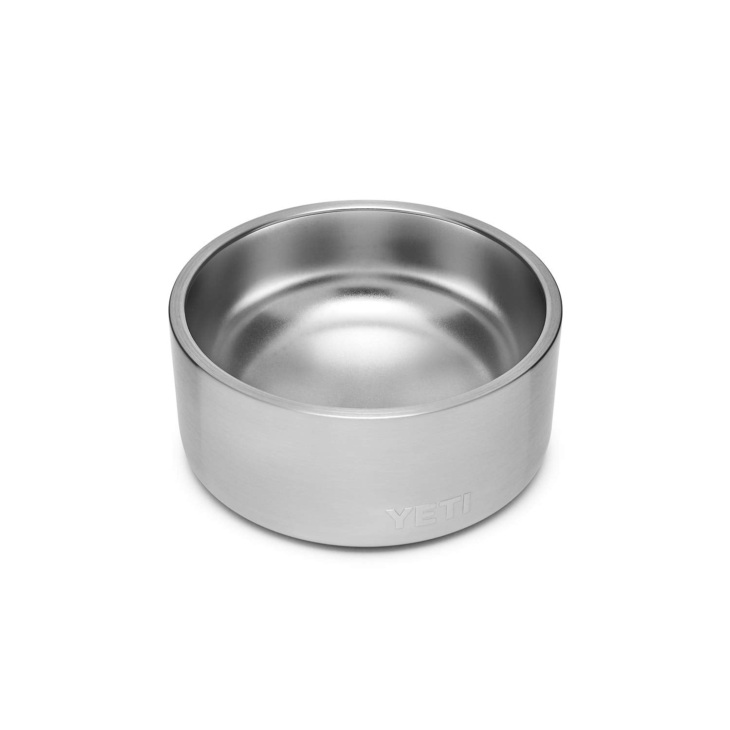 YETI Boomer 4 bearfoot non-slip ring keeps bowls steady during spirited meals.