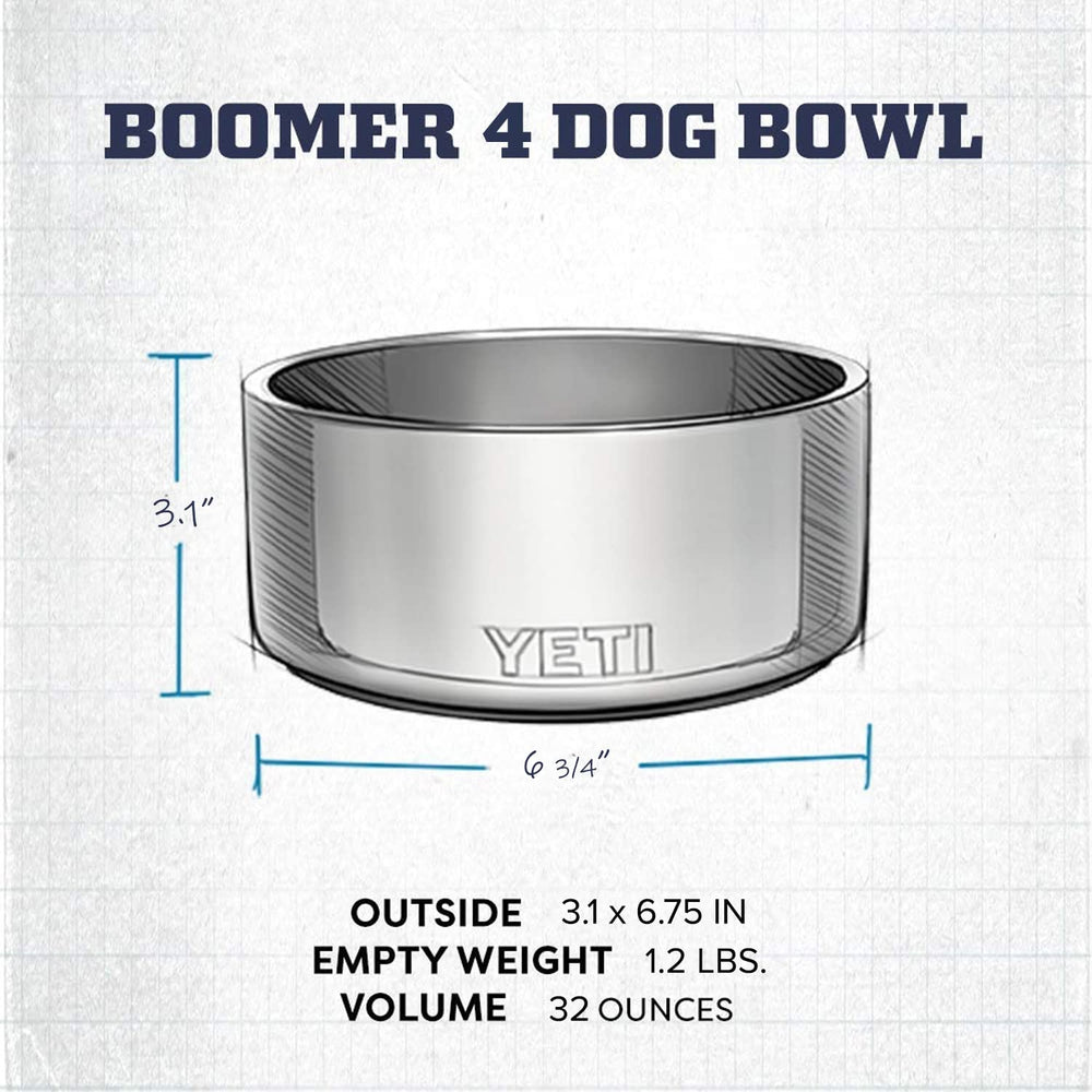 YETI Boomer 4 dishwasher-safe design simplifies cleanup after meals.