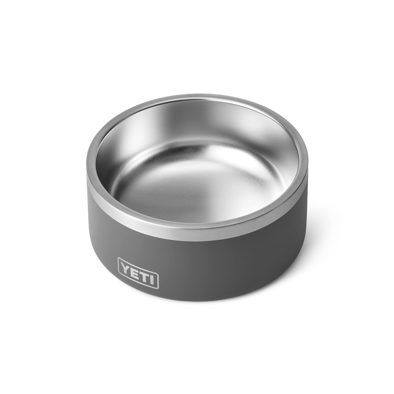 YETI Boomer 4 dog bowl side view showing 32-ounce capacity for kibble or water.