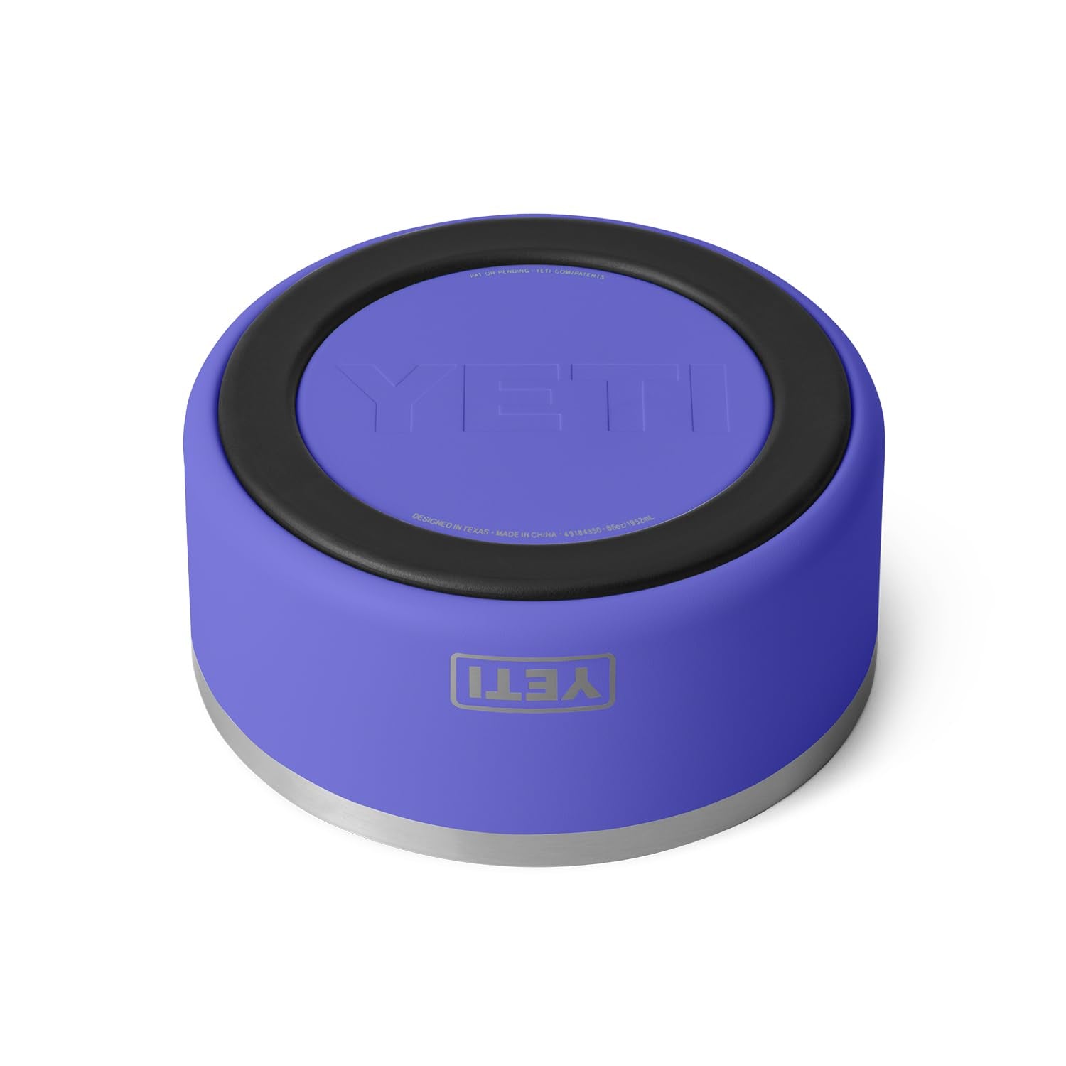 YETI Boomer 8 dishwasher safe icon highlights easy cleanup.