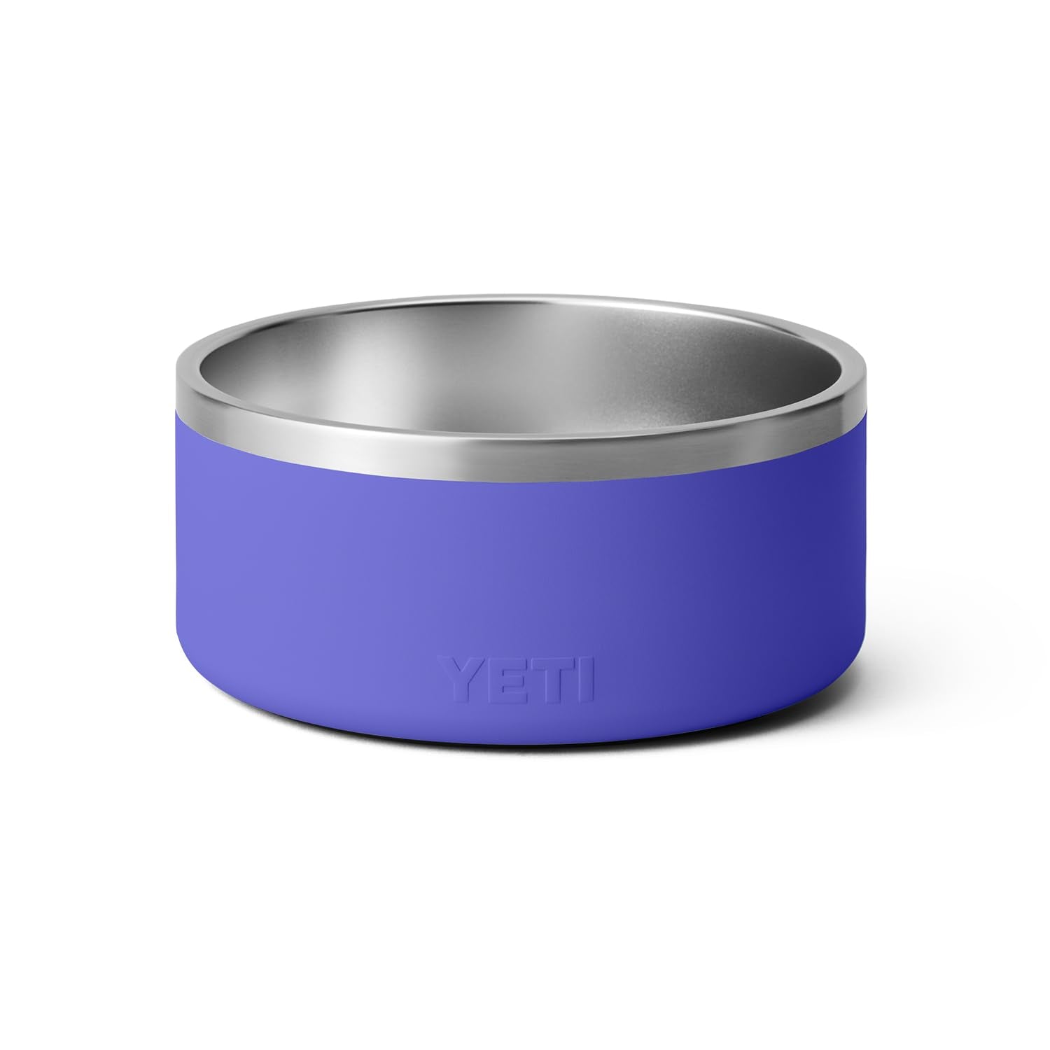 YETI Boomer 8 non-slip ring closeup highlights secure placement during meals.