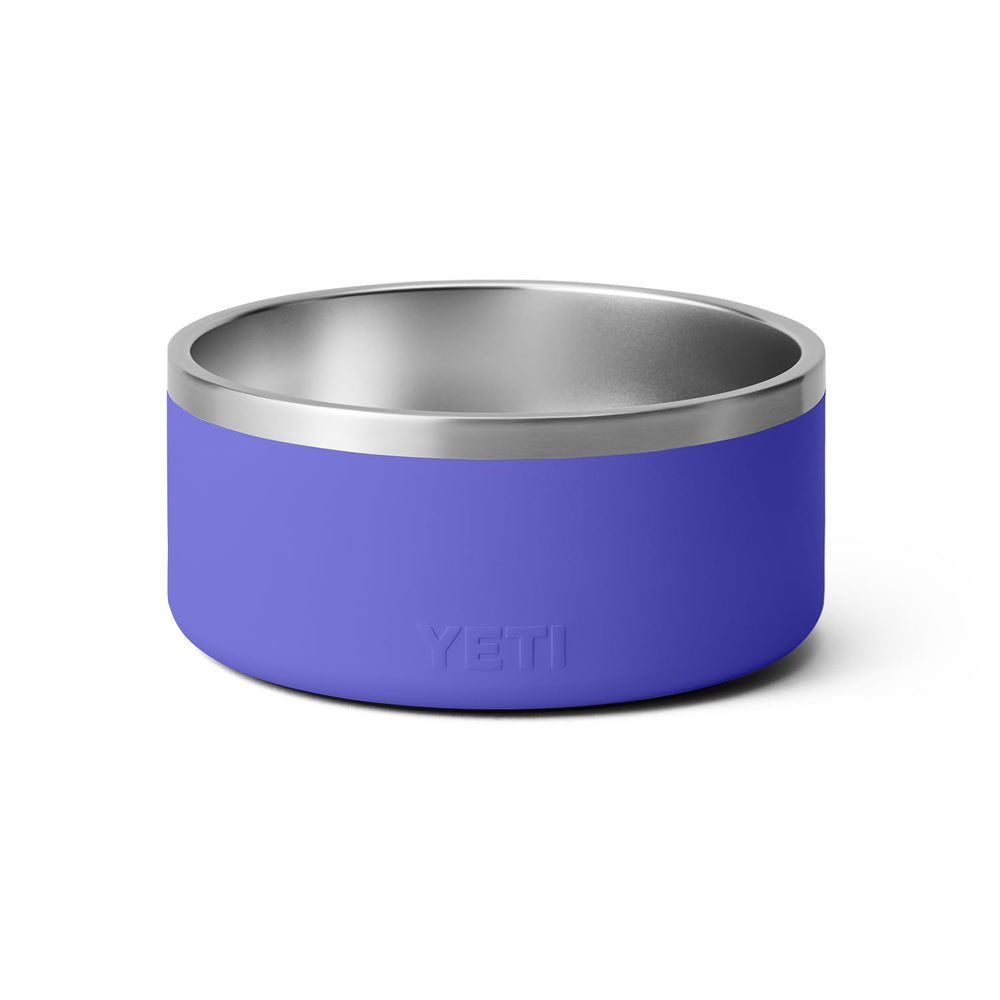 YETI Boomer 8 non-slip ring closeup highlights secure placement during meals.