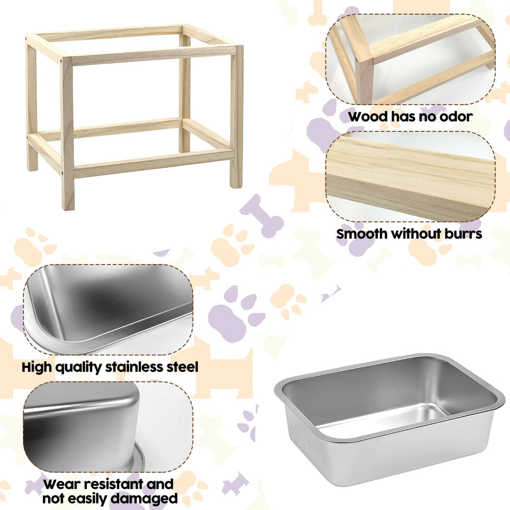 YEXEXINM durable stainless steel dog bowl resists rust
