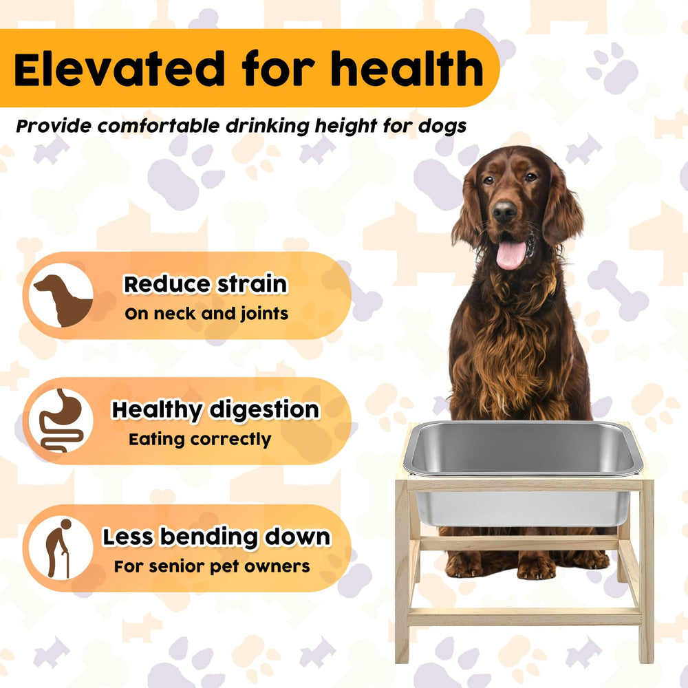 YEXEXINM easy-clean dishwasher-safe dog water bowl