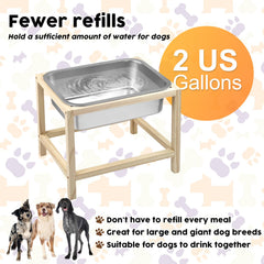 YEXEXINM indoor and outdoor use dog water bowl ready for any space
