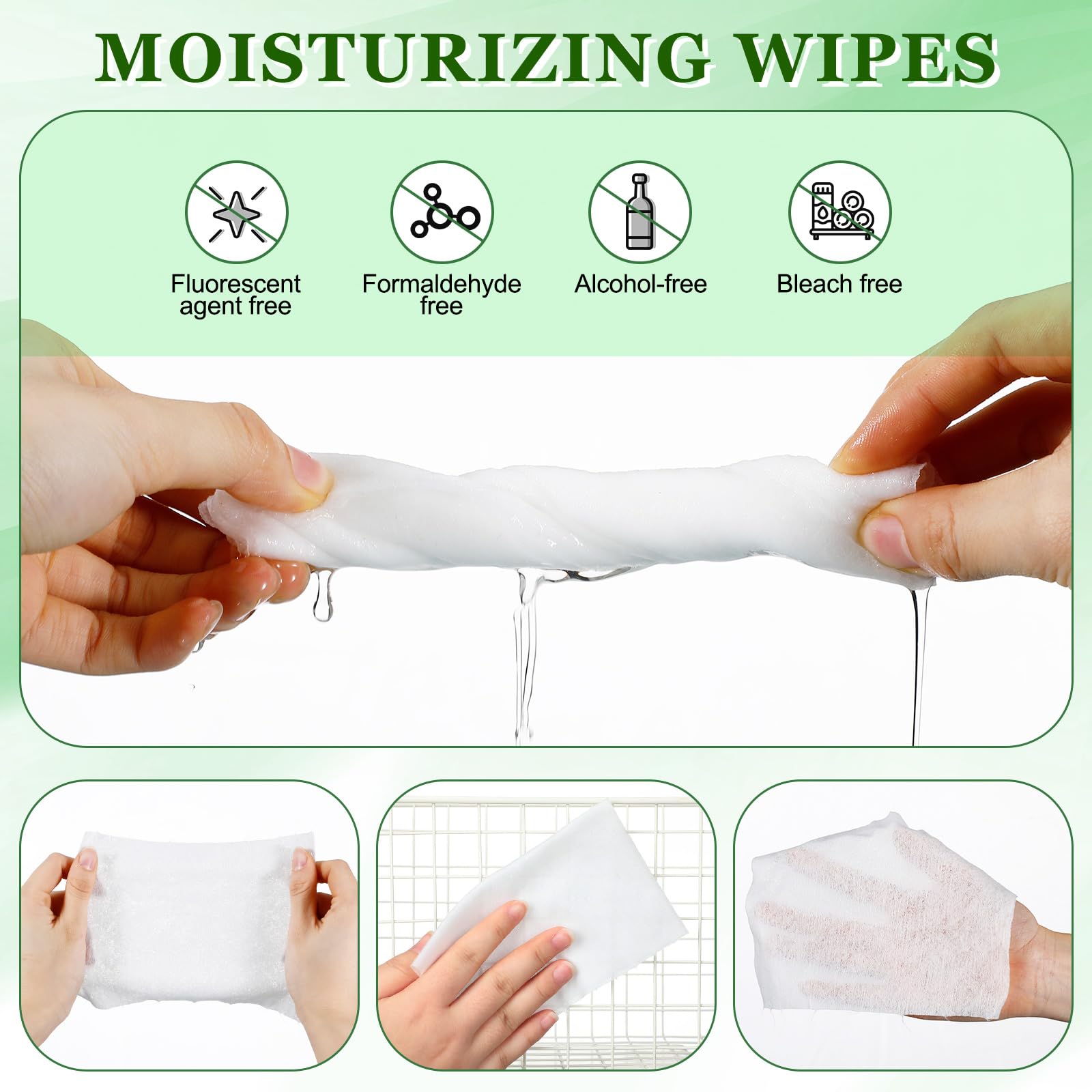 Yeyeplum cage wipes 20x14 cm for thorough cage cleaning.