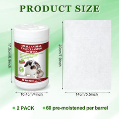 Yeyeplum cage wipes soft nonwoven fabric for gentle daily spot cleanups.