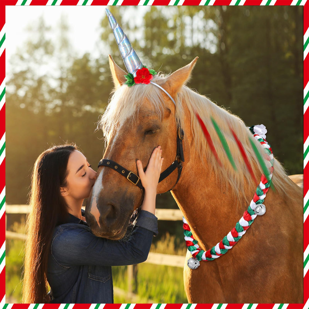 Yeyeplum 12 mane clips provide shimmering mane customization.