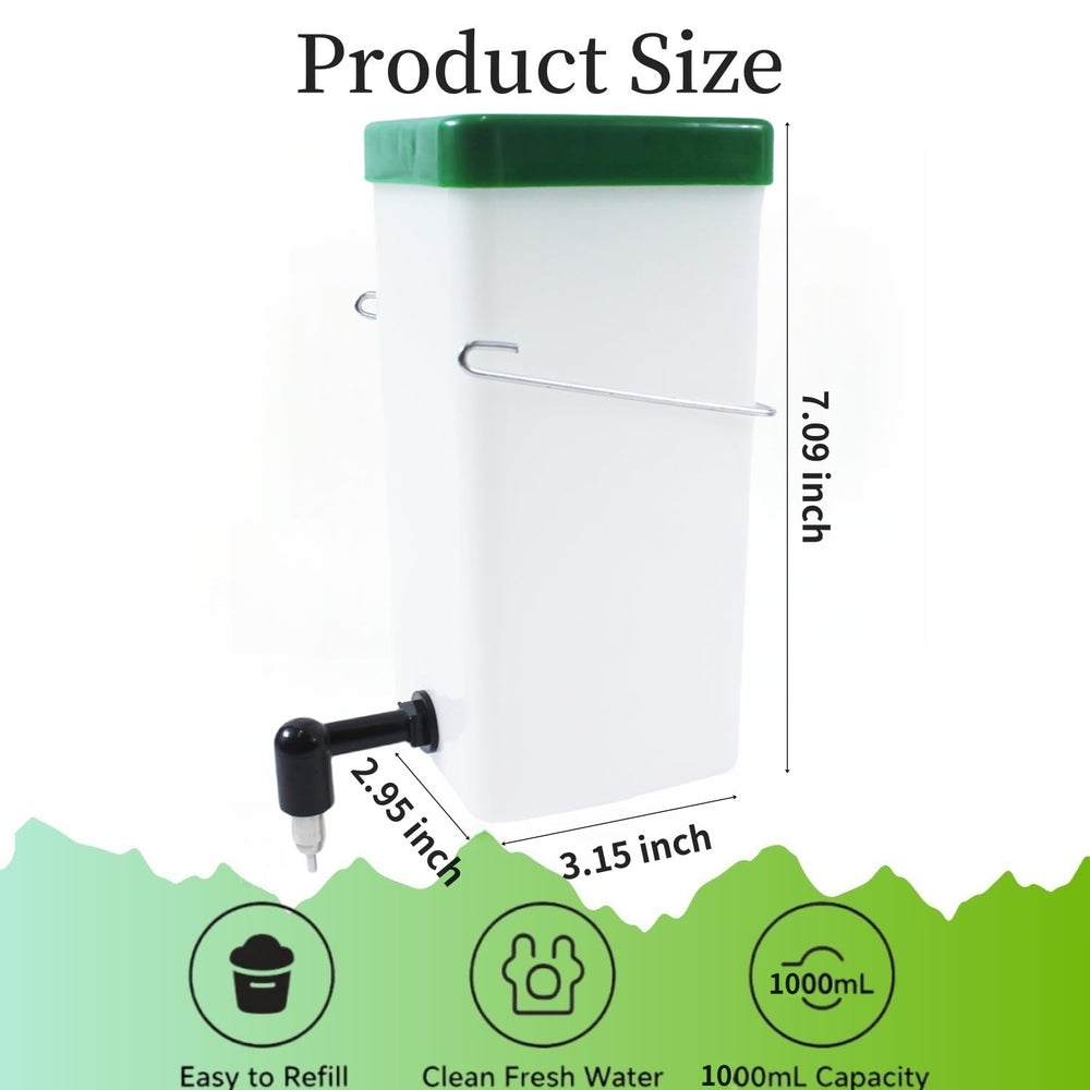 YGbridge durable small-animal bottle supports long-lasting cage hydration.