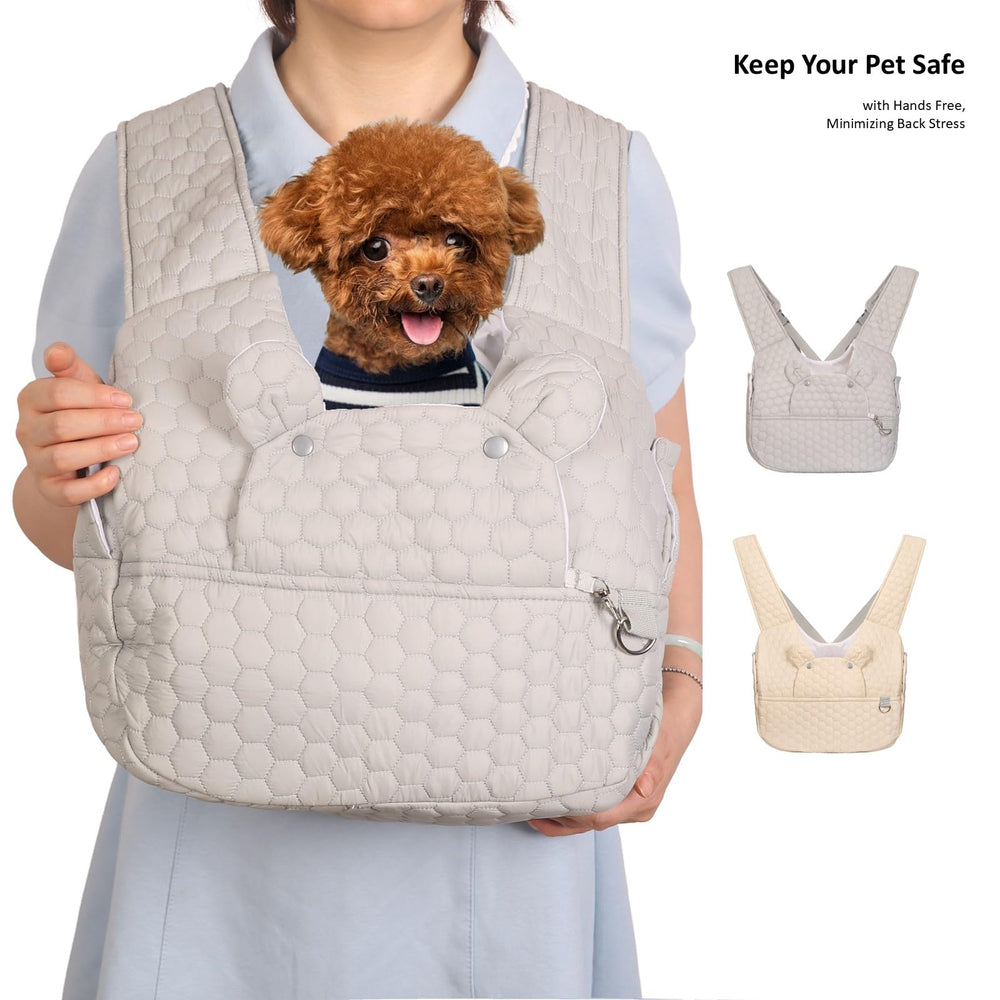YHSHYZH camping-ready pet carrier suitable for hiking and travel