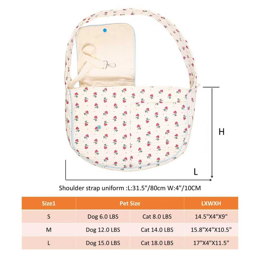 YHSHYZH white sling with front pocket for essentials on the go