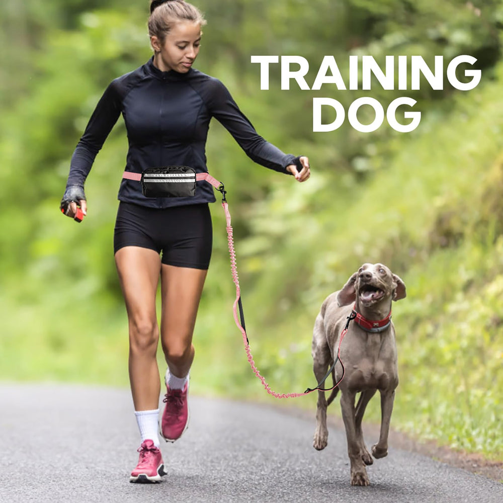 Yicostar hands free dog leash adjustable to help you navigate crowds safely.
