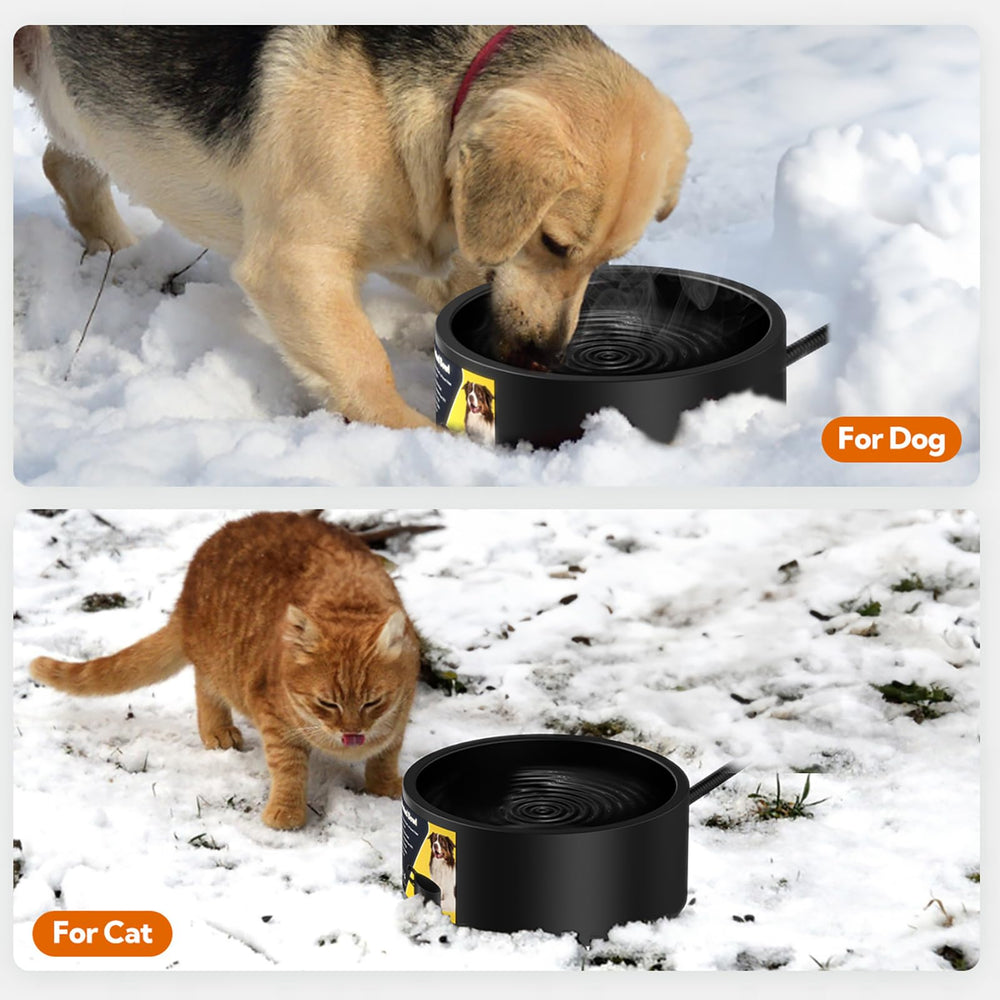 Yicostar heated water bowl safety materials withstand cold and corrosion.