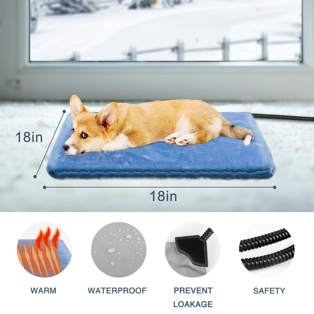 Yicostar pet heating pad uses UL-certified wiring for safer heat.