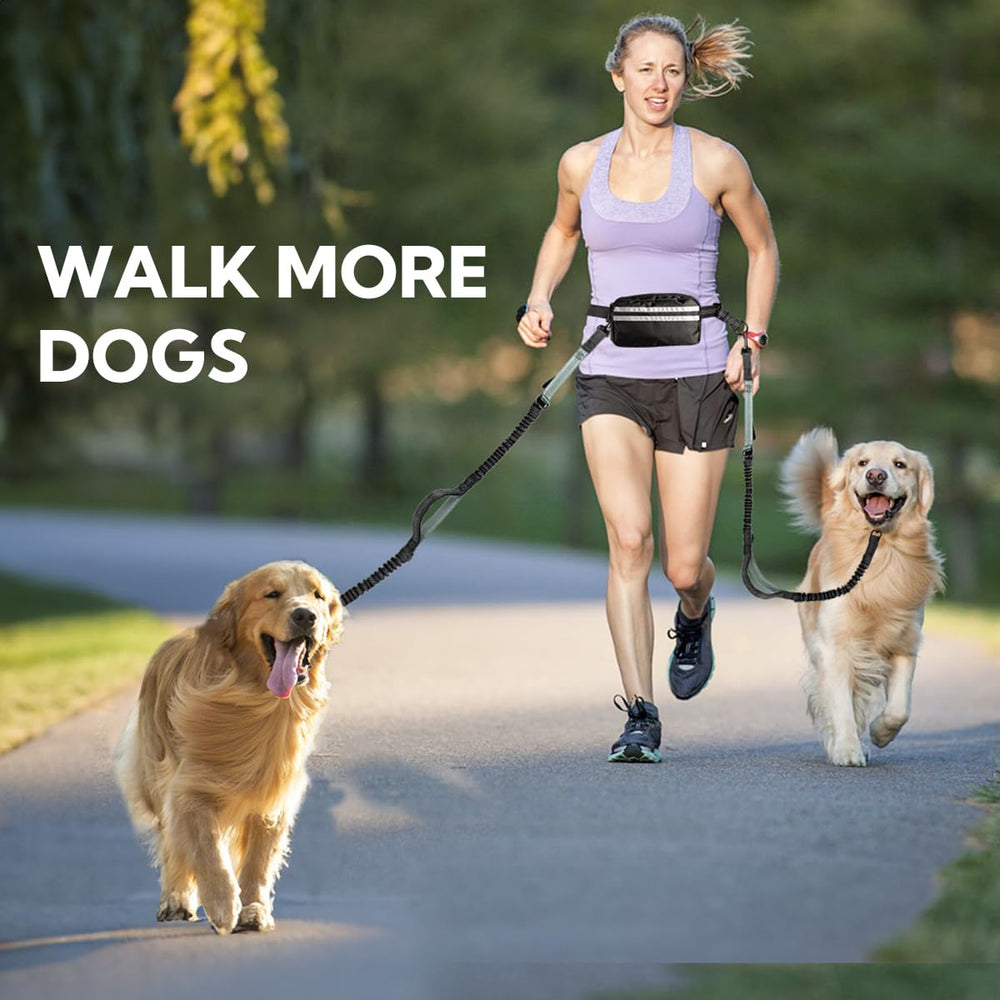 Yicostar reflective night safety stitch on leash improves visibility after dark.