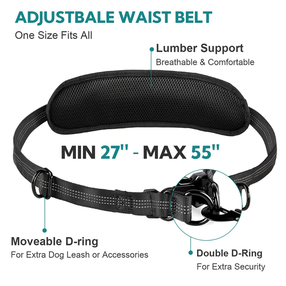 Yicostar retractable leash handle closeup highlights comfortable grip and durability.