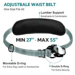 Yicostar waist belt foam pad closeup aids comfortable walks.