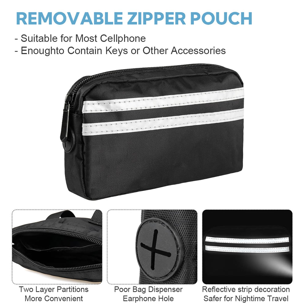 Yicostar waist belt foam pad aids comfort on long park strolls.