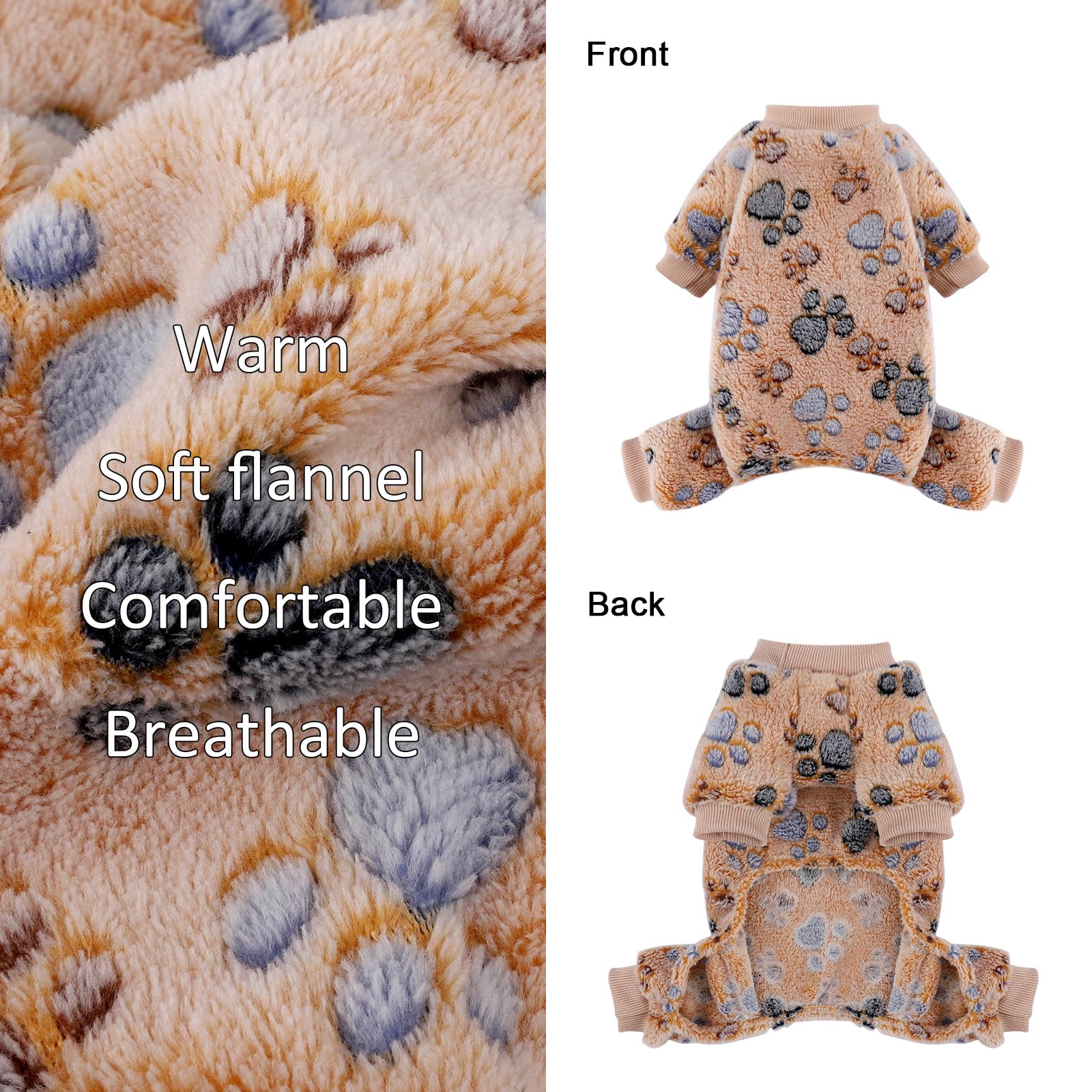 Yikeyo dog sweater XXS chest-neck-back close-up highlights elastic lining and soft fabric.