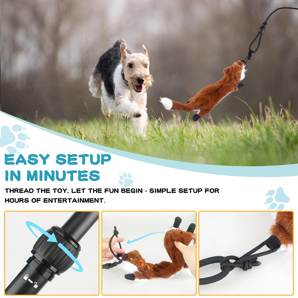 YILAKO flirt pole non-slip handle for comfortable grip during sessions