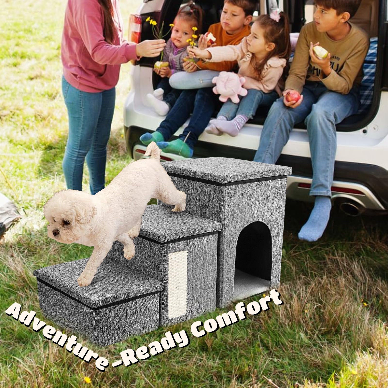 YIMITEE dog stairs bed-couch-use versatile access for high furniture