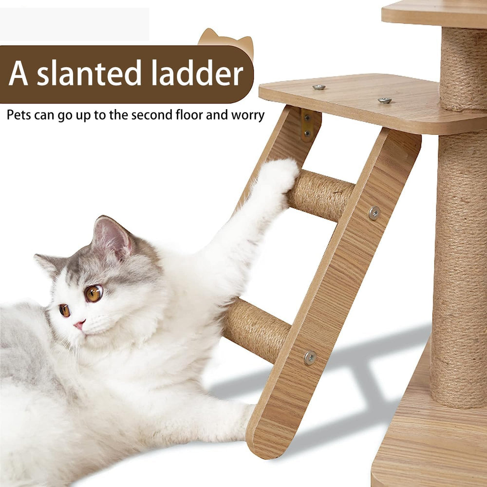 Yinanroa cat tree sisal posts emphasize durable scratching surfaces for claws