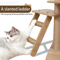Yinanroa cat tree sisal posts emphasize durable scratching surfaces for claws