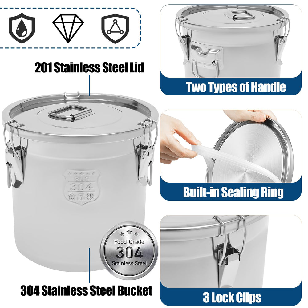 YinCukiEle flat-bottom design stabilizes on counters, reducing tipping.