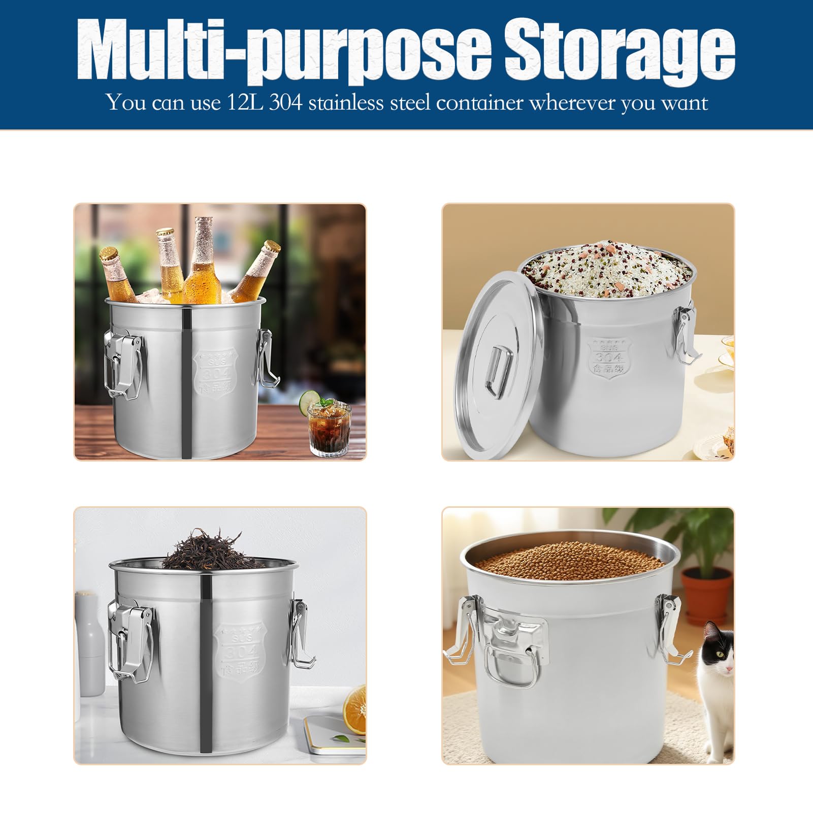 YinCukiEle kitchen-friendly design keeps pet food accessible and tidy.