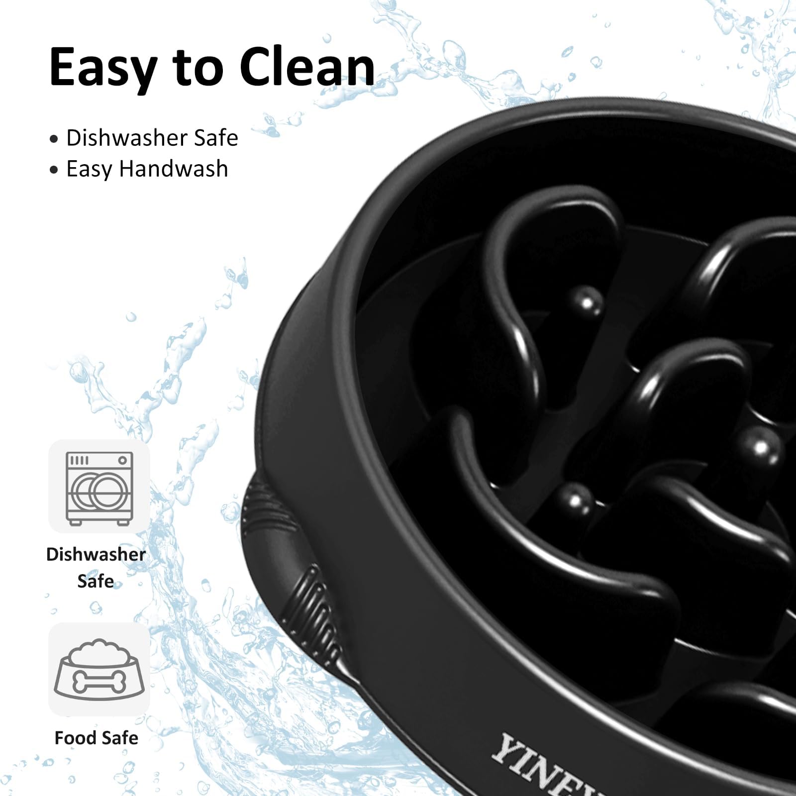 YINEYA large breed bowl with durable design for daily feeding