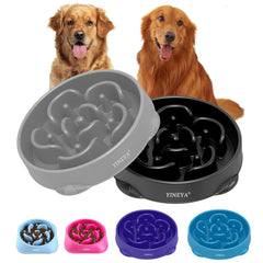 YINEYA maze-topview slow feeder bowl shows paced meals for mindful chewing