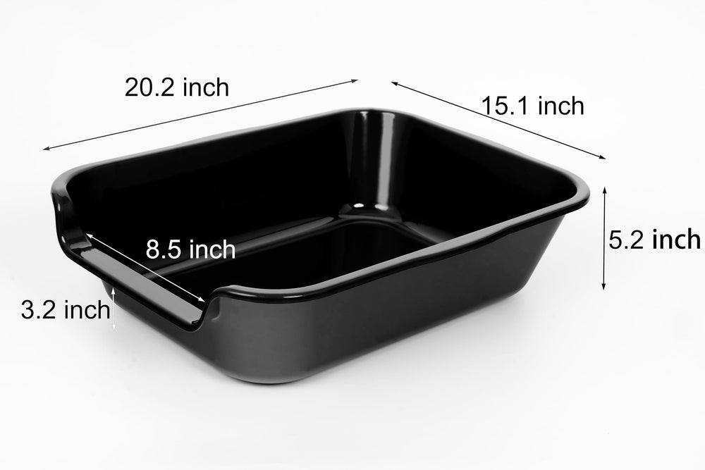 Ying Tutu easy-clean litter box inside surface demonstrates smooth, scratch-resistant tray.