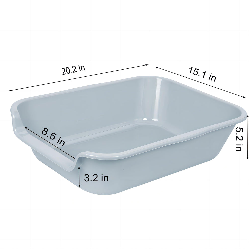 Ying Tutu easy-clean litter tray inside surface simplifies maintenance and odor control.