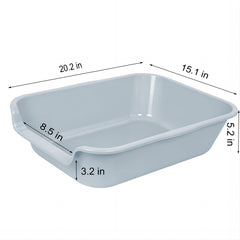 Ying Tutu easy-clean litter tray inside surface simplifies maintenance and odor control.