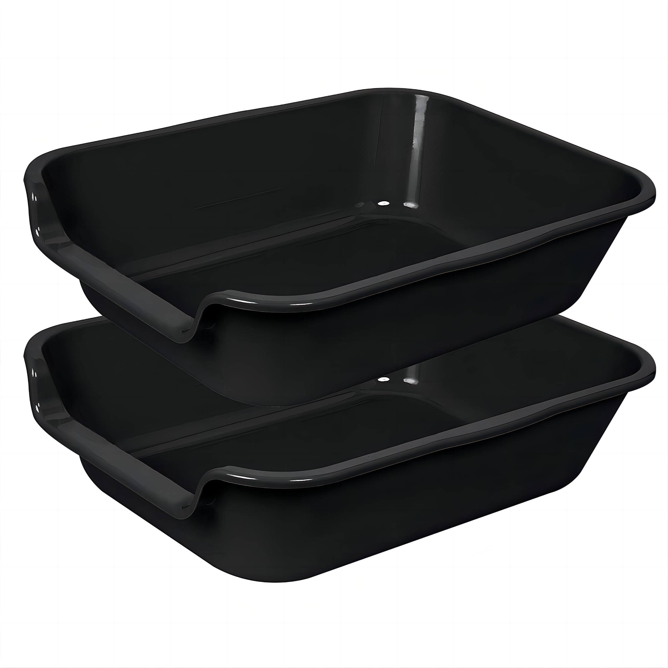 Ying Tutu extra-large cat litter box front view for big cats and multi-cat homes.