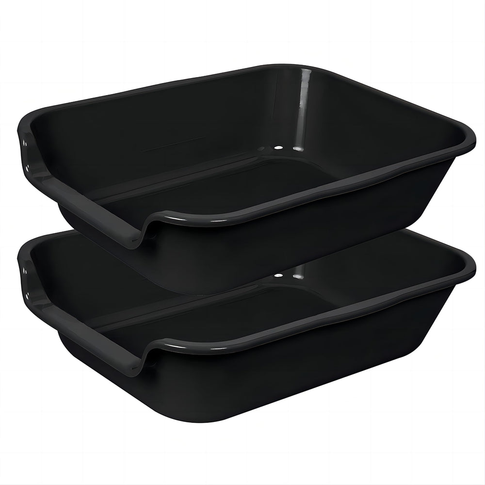Ying Tutu extra-large cat litter box front view for big cats and multi-cat homes.